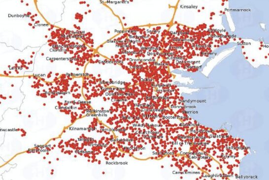 Novo mapa do HSE mostra todos os locais com casos de coronavírus na Irlanda