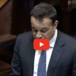 Leo Varadkar falou durante o debate de hoje na Câmara dos Deputados [VÍDEO]