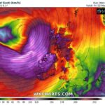 Tempestade tropical ‘Arthur’ está em direção à Irlanda